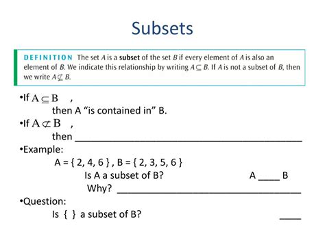 Image result for Set Theory Subset