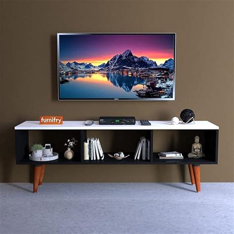Furnifry Wooden TV Entertainment Unit/ Table for Home Living Room/3 ...