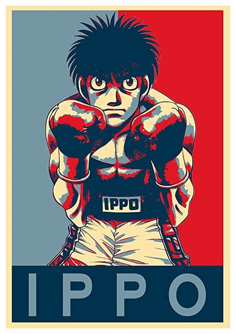 Hajime no Ippo Propaganda Ippo Wall Art Poster Print Size A3 (30cm x ...