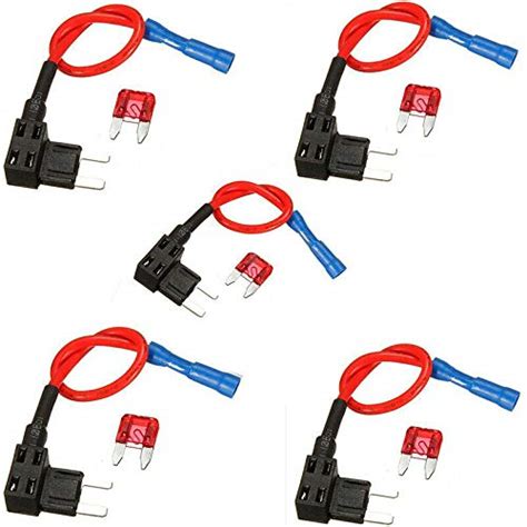 PRAV® Fuses Tap Fuse Holder Circuit for Car Auto 10A Splice Mini Kit ...