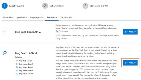 Image result for Bing API Key