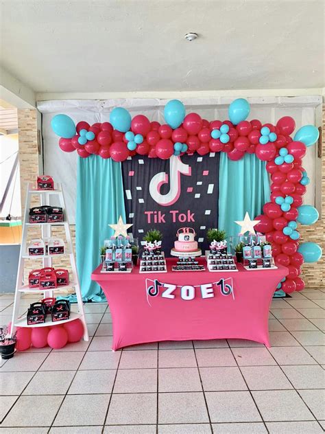 Tik Tok Birthday Party Ideas | Photo 1 of 10 | Catch My Party