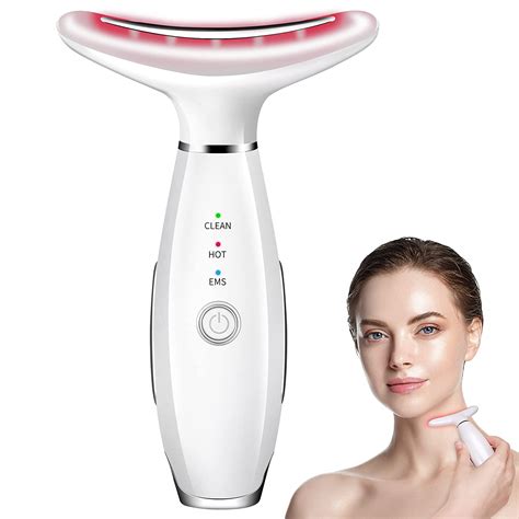 HANNEA® Electric Neck Massager Machine, EMS Face Firming Wrinkle ...