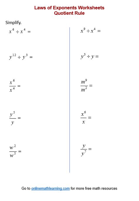 Image result for Easy Quotient Rule Problems