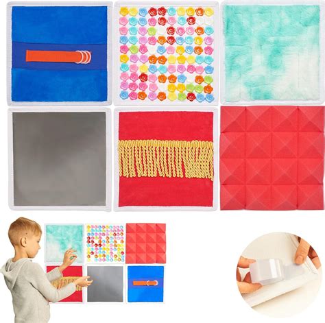 Sensory Wall Panel for Kids | 6 Pcs Sensory Squares Australia | Ubuy