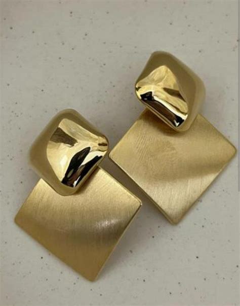 Korean Black & White Geometric Earrings – Shuma Jewellers