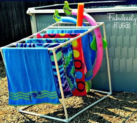 Image result for PVC Pool Float Rack