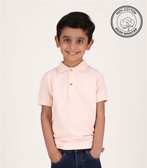 Buy Polo Shirt Soft Pink Color for Kids Online in Pakistan | WearMinister