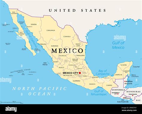 United States Map Including Mexico - Us Mexico Map united states mexico map