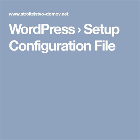 Image result for WordPress File Setup