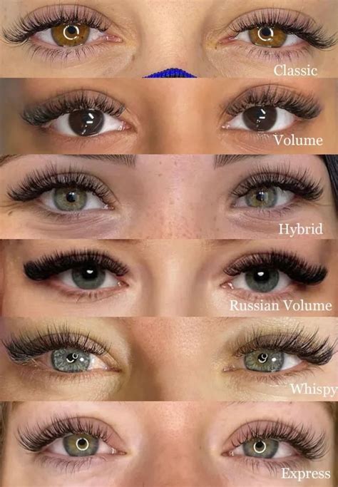 Image result for Eye Lashes Extension Types
