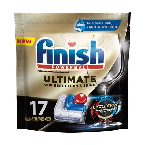 Finish Ultimate Dishwasher Detergent- 17 Count - Dishwashing Tablets ...