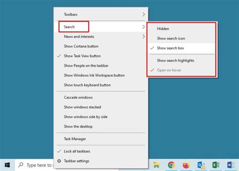 Image result for Taskbar Search Personalization