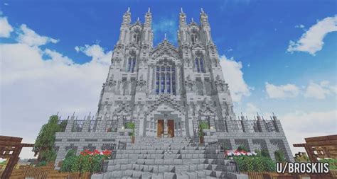 Image result for Minecraft Cathedral Build GUID