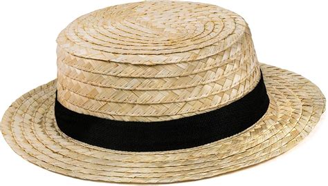 Buy Skimmer Hat – Amish Hat, Boater, Straw Hat, Sailor, Roaring 20's ...
