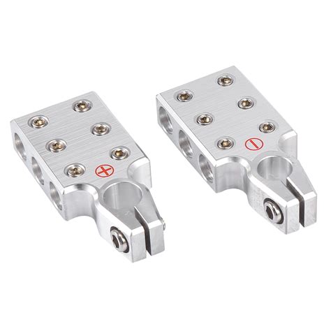 Buy Pair Vehicle Positive Negative Battery Terminal Connectors Clamp 0 ...