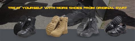 Buy Original S.W.A.T. Mens Force 8" Tactical Side-Zip Black Boot ...