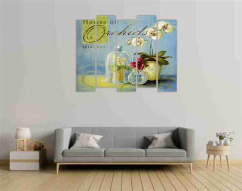 DECOR Production Multiple Frames Split Art Texture MDF Wall Paintings ...