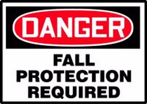 Image result for Fall Protection Signage