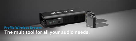 Sennheiser Profile Wireless All-in-One Microphone System (2TX + 1RX ...