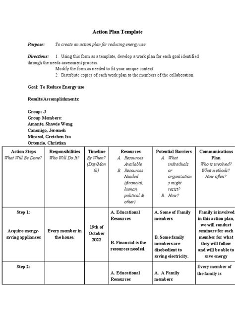 Action Plan Draft Example 的图像结果