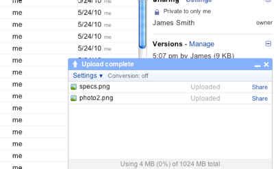 Google revamps upload features in Docs; adds new background send Gmail lab