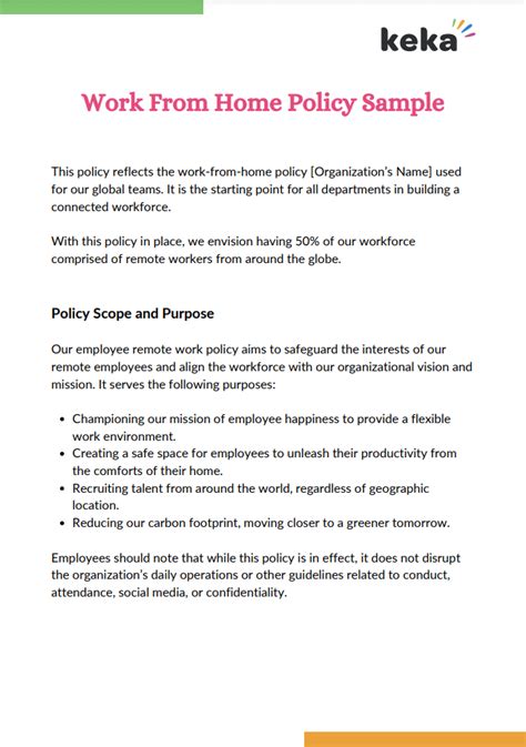 Image result for Policy Examples