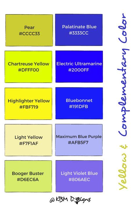 Image result for Bright Blue Complementary Colors