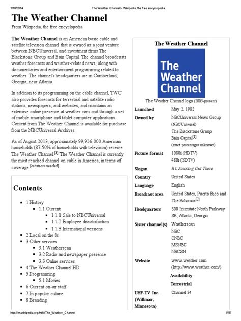 Image result for Weather Channel First Broadcast