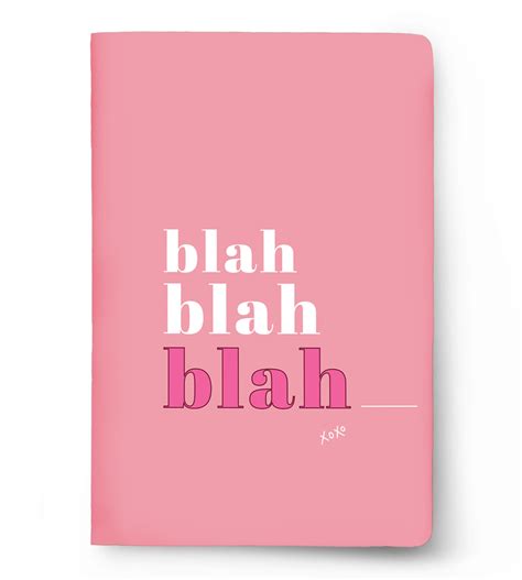The Blah Blah A5 Notebook | 100 GSM | 144 Pages | Joyful Design ...