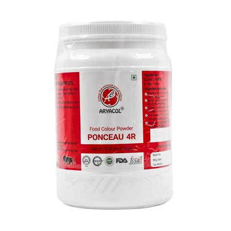 Aryacol Ponceau 4R Food Color (E124) ? Bright Red | For Bakery ...