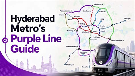 Hyderabad Metro Purple Line - Station List, Route Map, Timings and More