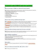 Image result for DBMS Interview Questions