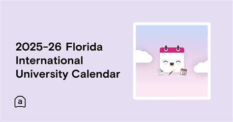 2025-26 Florida International University Calendar | Agenda Hero