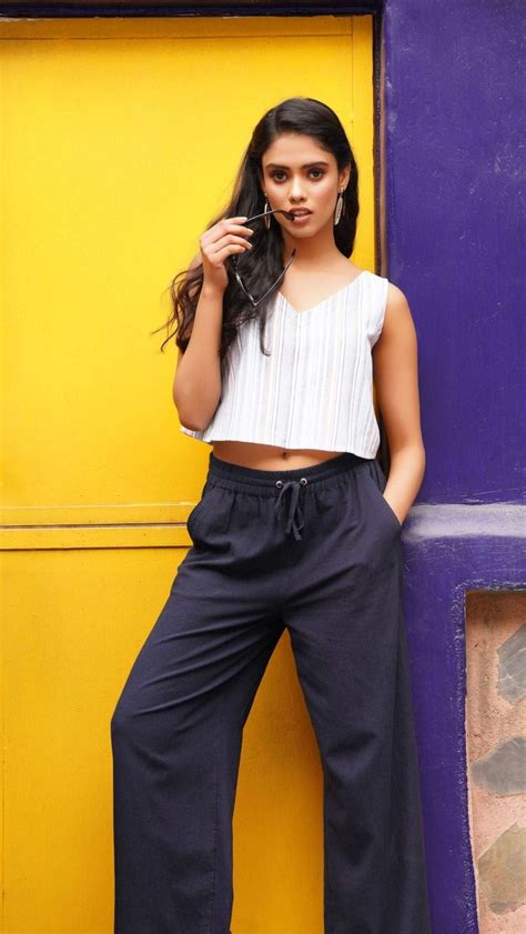 V Neck Blue Yarn Dyed Casual Top| Western Era