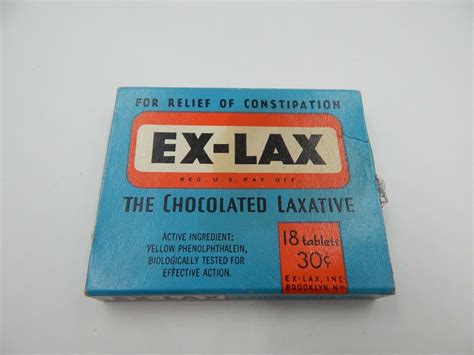Vintage Ex-Lax Chocolate Laxative Medical Supply | #2075247847