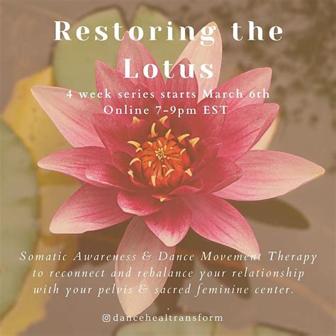Restoring the Lotus, March 6 2023 | Online Event | AllEvents.in