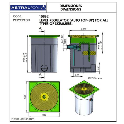 Регулятор уровня воды AstralPool 15862 - купить в Киеве