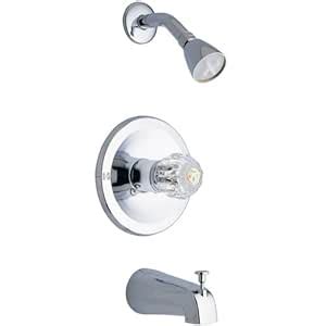 Aqualife Classic Single Handle Tub Faucet & Shower Set - Chrome ...