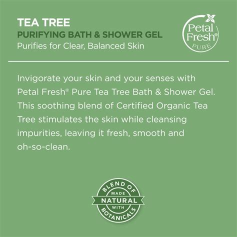 Buy Petal Fresh Puriying Tea Tree Bath and Shower Gel — Vanity Wagon
