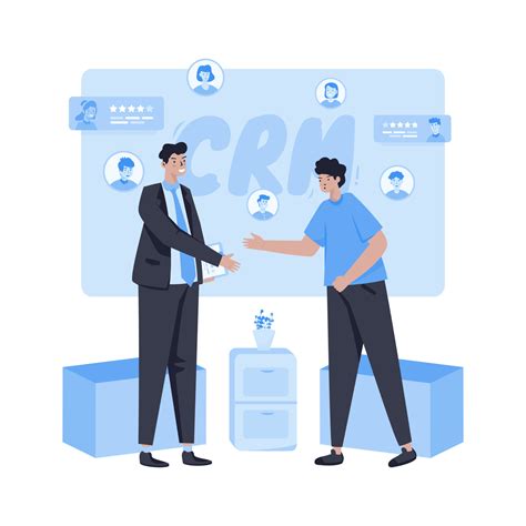 Customer relationship management flat illustration 15680021 Vector Art at Vecteezy
