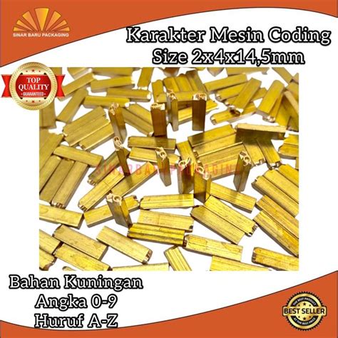 Jual Karakter Huruf/Angka Mesin Coding - Kota Tangerang - SB PACKAGING ...