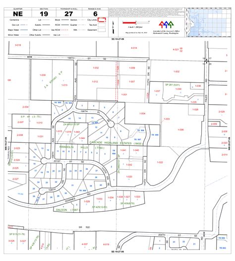 Snohomish County, WA Assessor Maps Selection