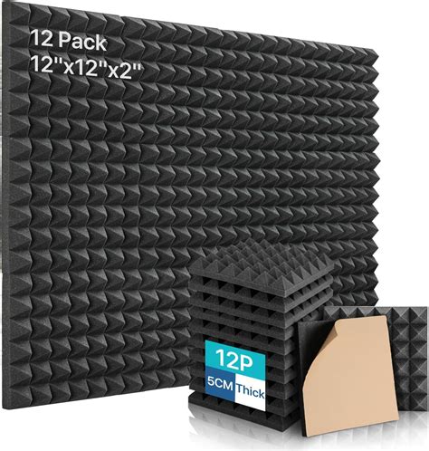Amazon.com: Sound Proof Foam Panels For Walls, Kuchoow Soundproof Wall ...