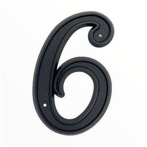 Buy 6 Inch Traditional & Wider House Numbers , Mailbox Numbers Post ...