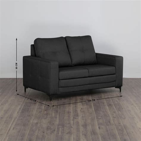 Buy Kassel Faux Leather 3+2 Seater Sofa Set - Black from Home Centre at ...
