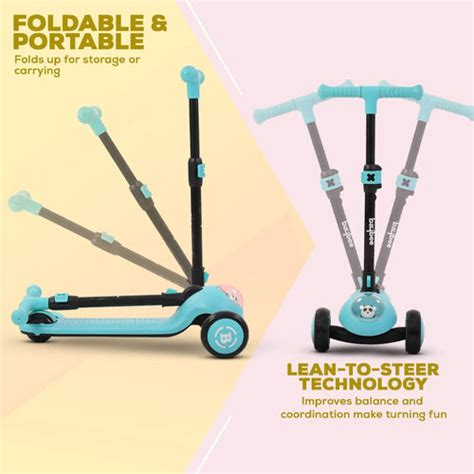 Baybee Panda Skate Scooter 3 Wheel Smart Kids Scooter – Baybee India