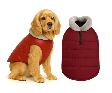 The Pets Company Dog Winter Coat Jacket, Clothes, Windproof, Waterproof ...