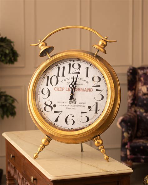 'Chef le Normand' Rustic Gold Colonial Clock