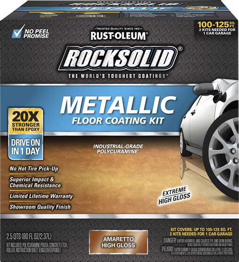 Rust-Oleum 306325 RockSolid Pearlescent 1 Car Garage Floor Coating Kit ...